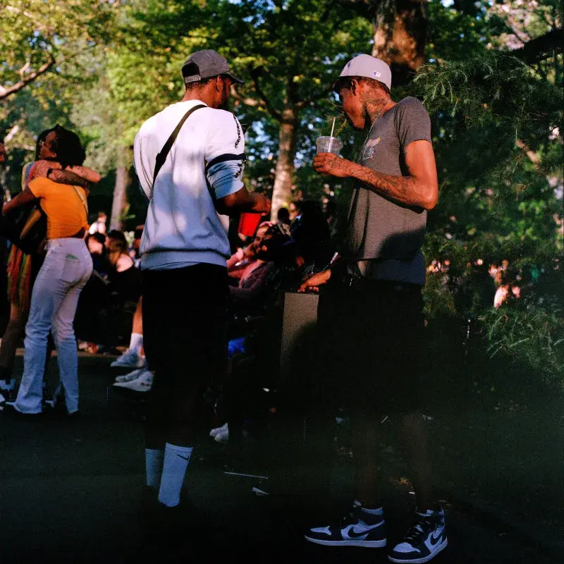 People at Washington Square Park