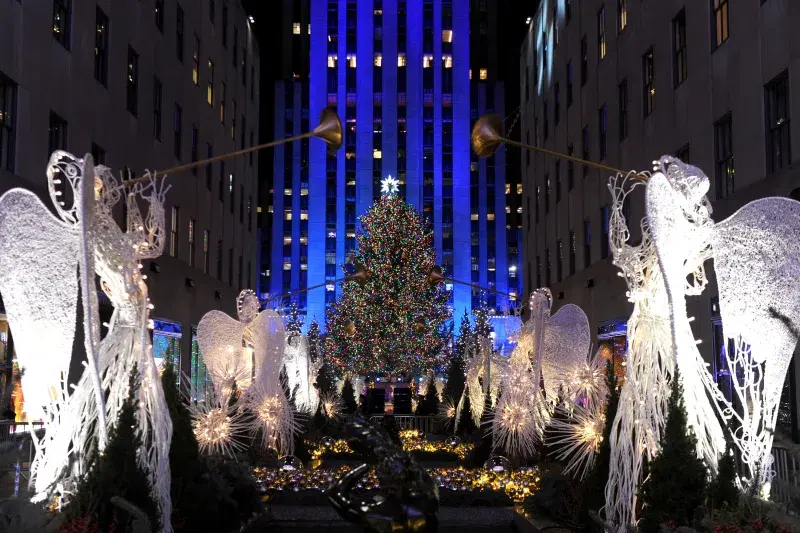 Rockefeller Christmas Center Tree. Courtesy, Diane Bondareff/Invision for Tishman Speyer/AP Images