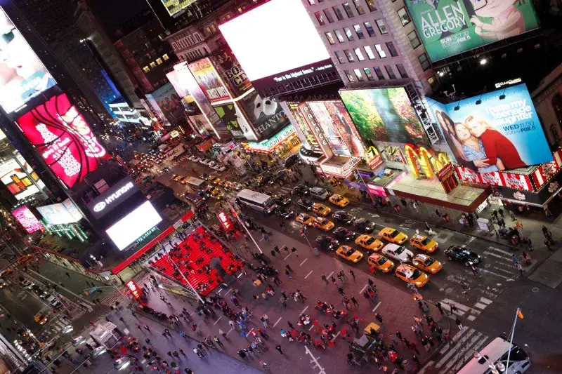 Times Square. Photo: Jen Davis