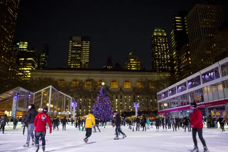 Bryant Park Ice Skating. Photo: Brittany Petronella