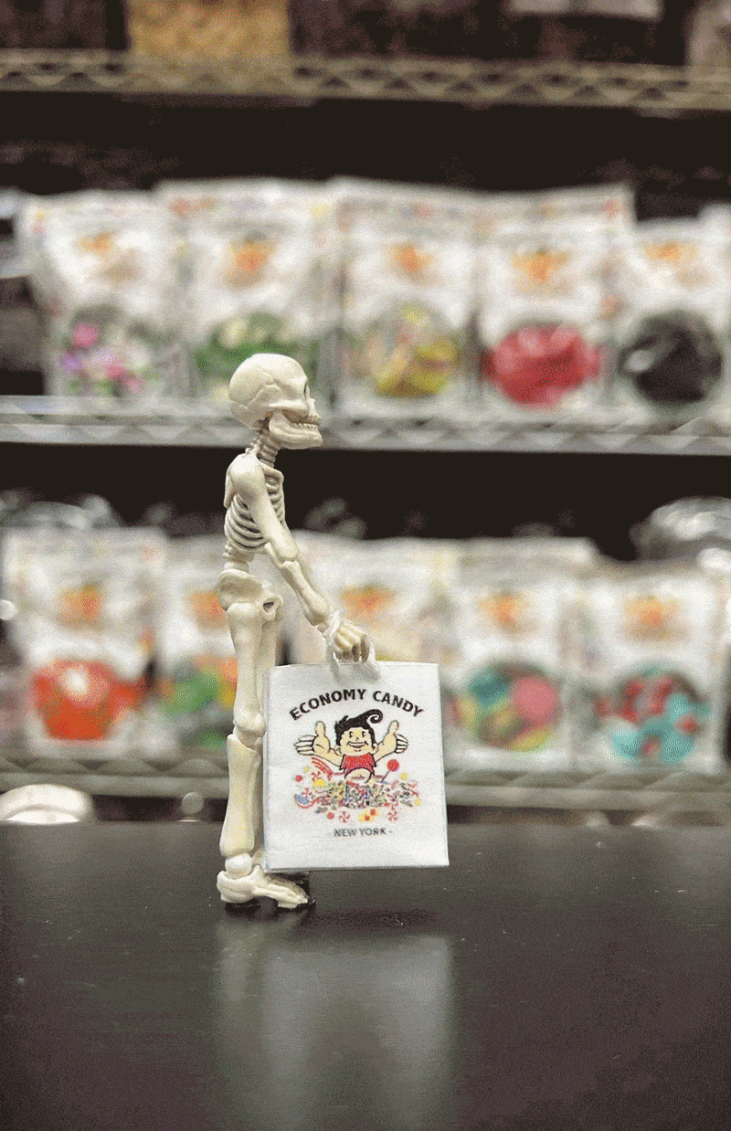 Skelly at Economy Candy