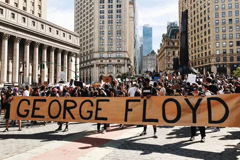Black Lives Matter Protest in Lower Manhattan. Photo: Daphni Edwards/@yungjetlag