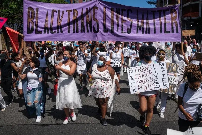 Black Trans Lives Matter March in Brooklyn. Photo: Demetrius Freeman