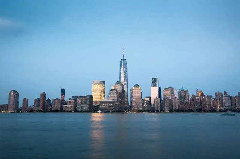 Video still of Lower Manhattan. Video: Tom Perry