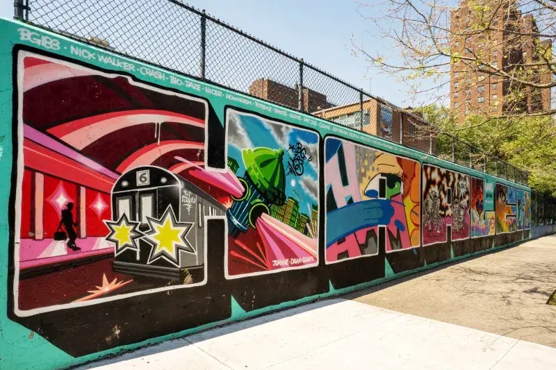 Graffiti Hall Of Fame, East Harlem, Manhattan
