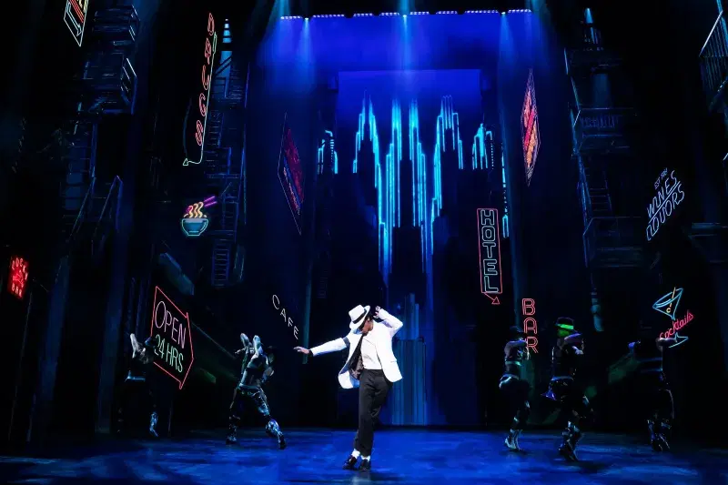 Myles Frost in MJ the Musical. Courtesy, MJ the Musical