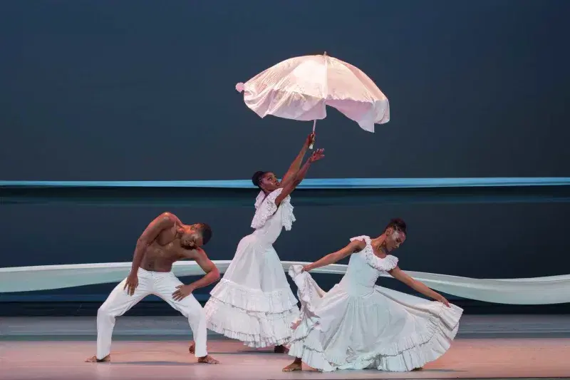 Dancers performing  at  Alvin Ailey's Revelations